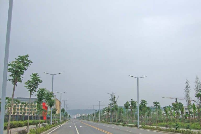 Серия D Уличное освещение на новой городской дороге в Вэньчуане, Китай