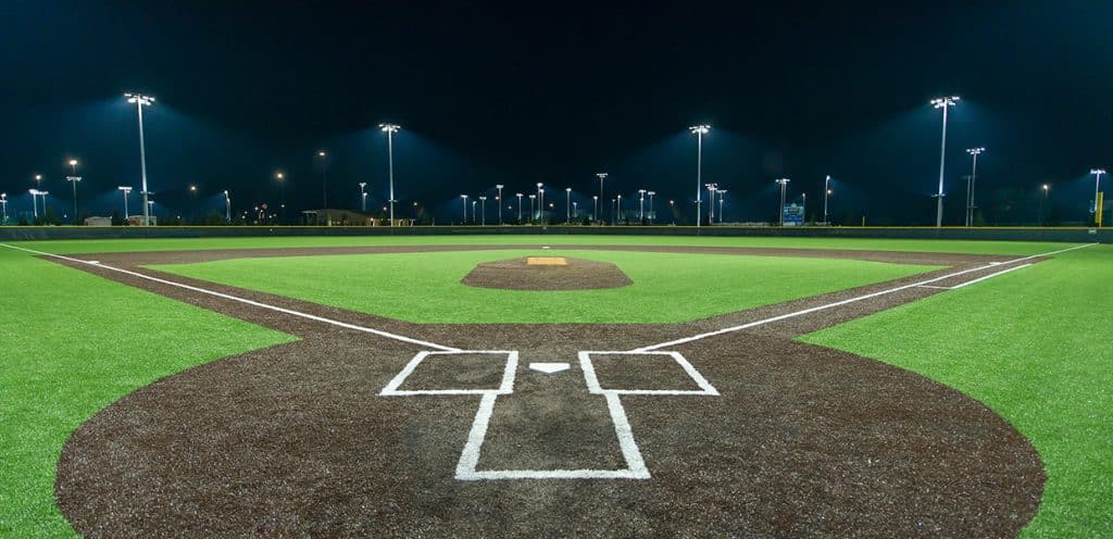 LED baseball field lighting