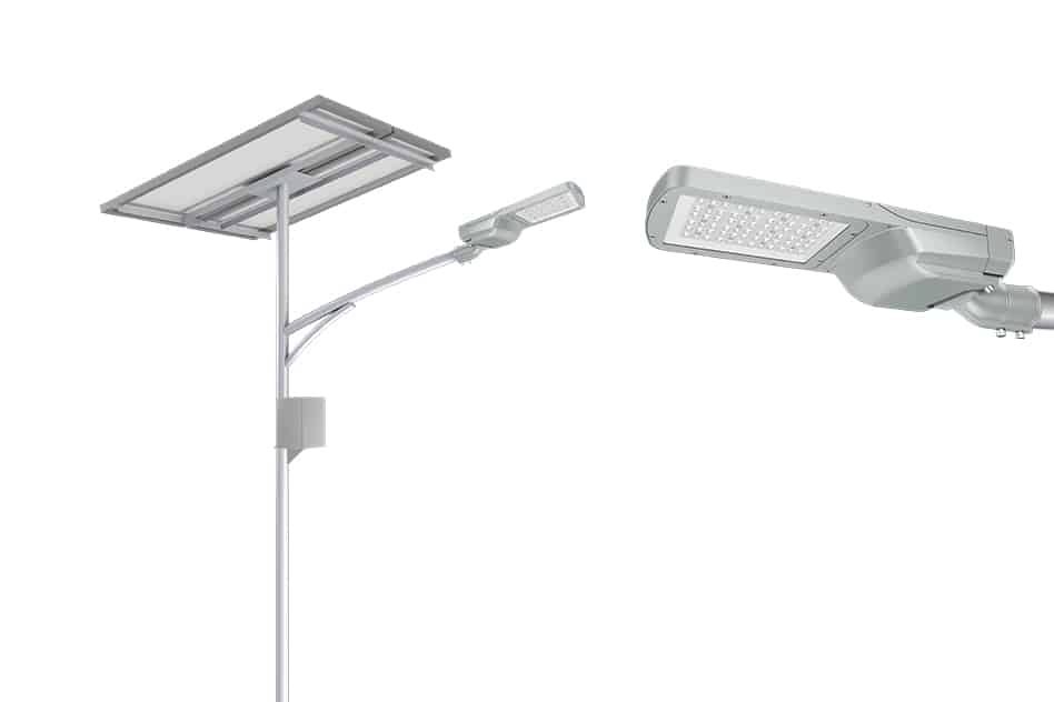 Seperated solar street light