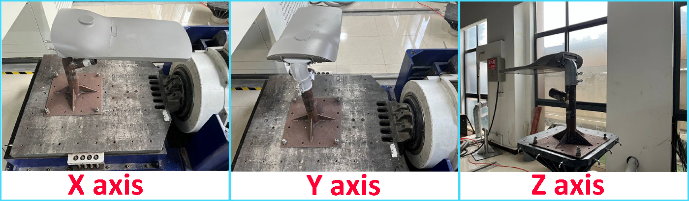 Испытание на вибрацию X Y Z axis