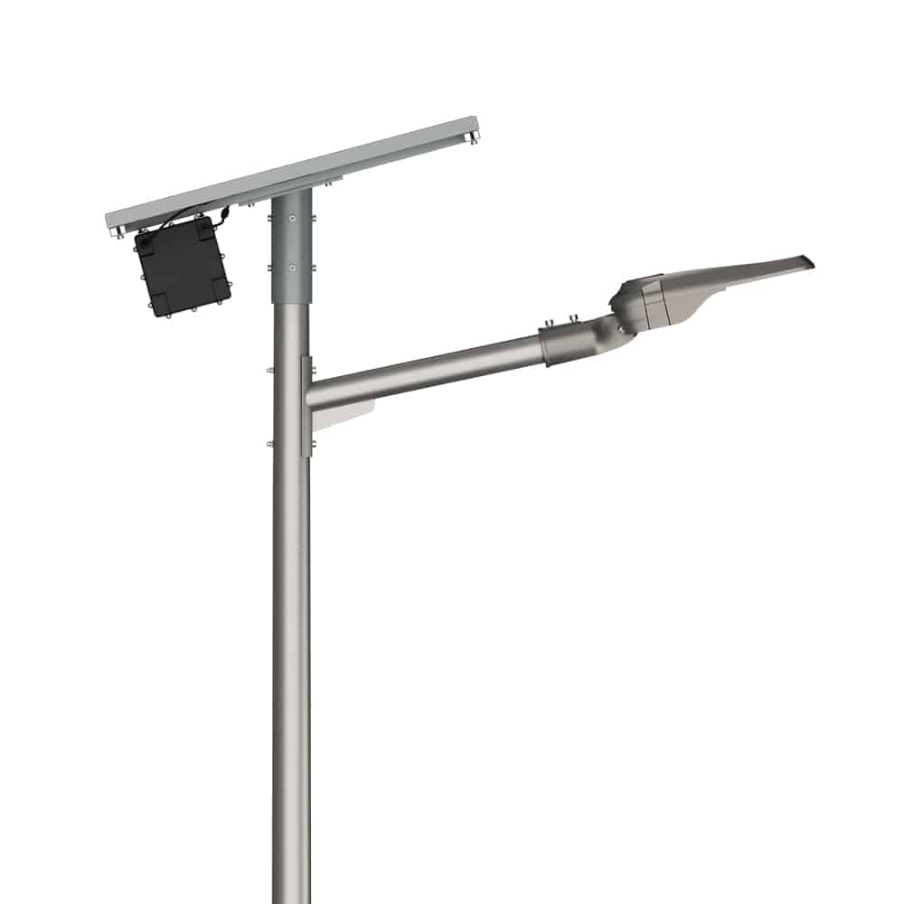 Солнечный уличный фонарь с раздельным креплением