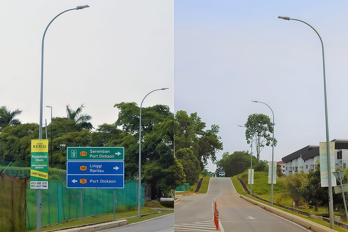 Уличное освещение для улицы жилых районов решение