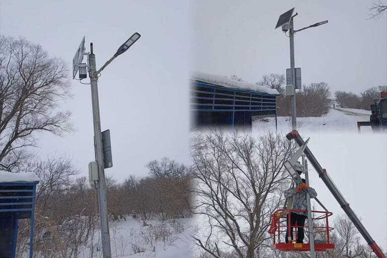 20Вт уличный фонарь на солнечных батареях