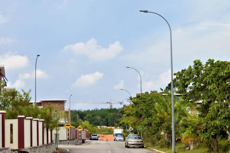 Пример проект уличного освещения жилых районов