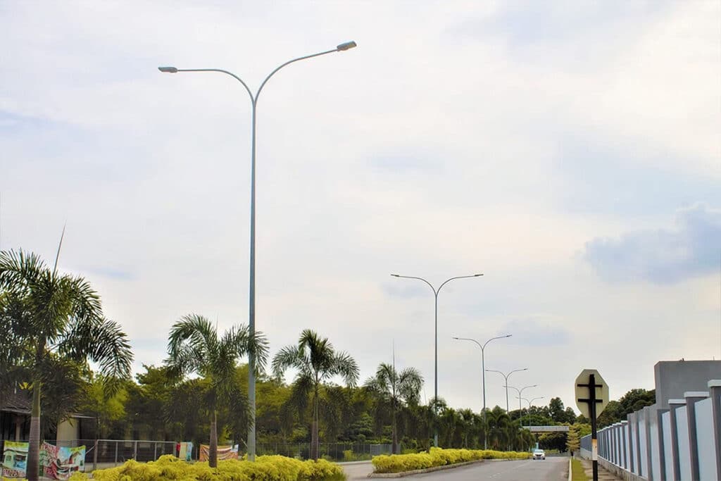 Проект уличного освещения в Юго Восточной Азии Малайзии и Индонезии