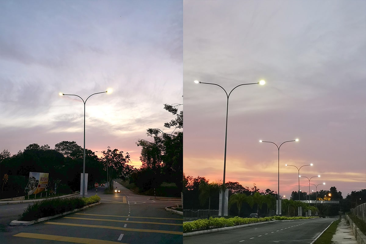Проект уличного освещения в странах с тропическим климатом